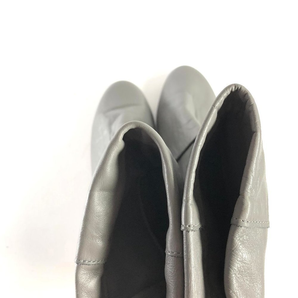 DEXTER USA Gray Genuine Leather Boots Booties ~ 6 - Picture 4 of 8